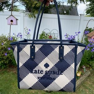 Kate Spade Ella Gingham Tote Bag
